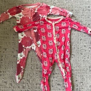 Kickee Pants Sleepers, size 3-6 mos